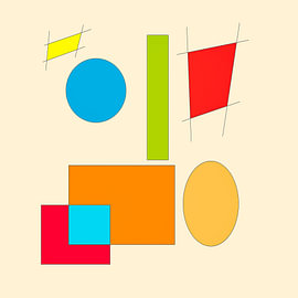 Suprematistische  Kompositionen von Dietmar Meinhardt