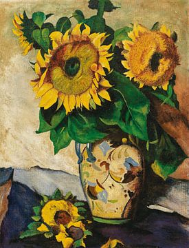 Heinrich Nauen, Sonnenblumen, 1926