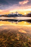 Watzmann bij zonsondergang