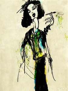 smoking girl