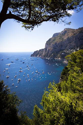 Vue de l'île de Capri, Italie