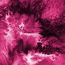 Goldsturm in Magenta von KW Malerei Miniaturansicht