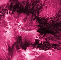 Gouden storm in magenta