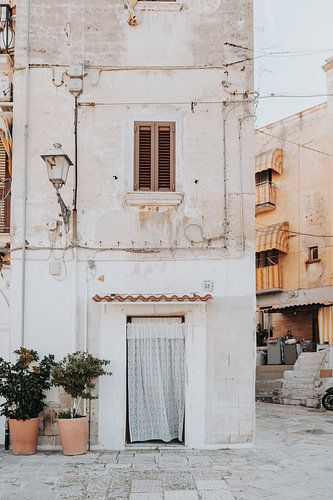Italië | Puglia | Bari | Pastel italiaans huis