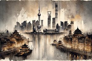 Shanghai im Nebel: Tradition trifft Moderne