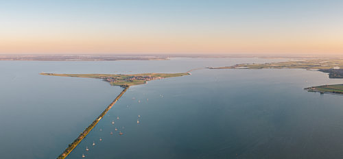 Towns linked by water