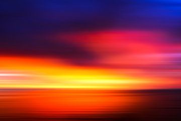 Blend Bliss Sunset - Coastal Abstract