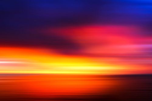 Blend Bliss Zonsondergang - Kustabstract