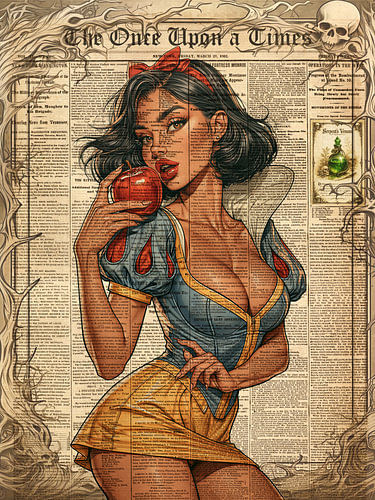 Snow White by Rene Ladenius Digital Art