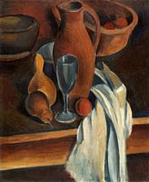 Andre Derain,Stilleven met ehenware kan en wit servet
