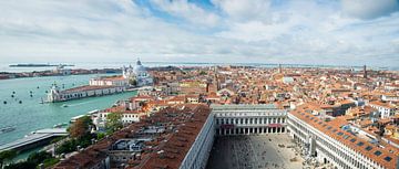 Venetië met San Marco plein en Santa Maria basiliek van Jan Fritz