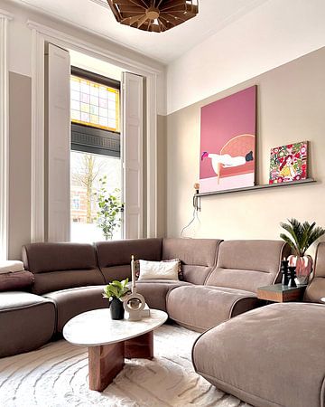 Festliche Retro-Weihnachtsfrau