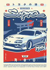 Toyota Supra MK4 sur Kaminarirace