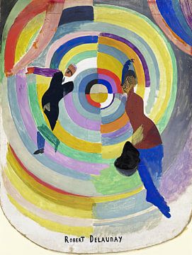 Drame politique (1914) de Robert Delaunay sur Peter Balan