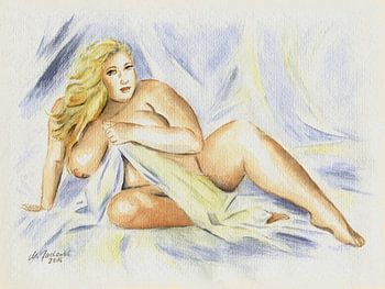 Chubby Female Nude with Clot