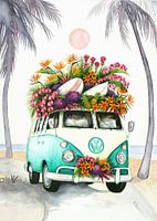 Magic Flowerpower Surf Bus