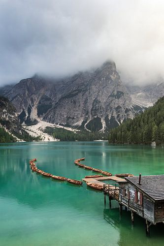 Lake Braies in the Dolomites