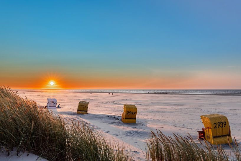 Sonnenuntergang auf Juist von Dirk Rüter