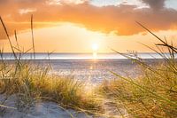 Sonnenaufgang am Strand an der Ostsee
