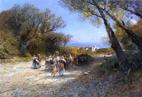 After the fieldwork, ALBERT FLAMM, ca. 1850 by Atelier Liesjes