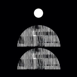 Monochrom Abstrakt