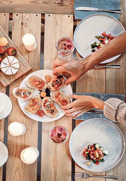 The table is ready by Conte Monfrey