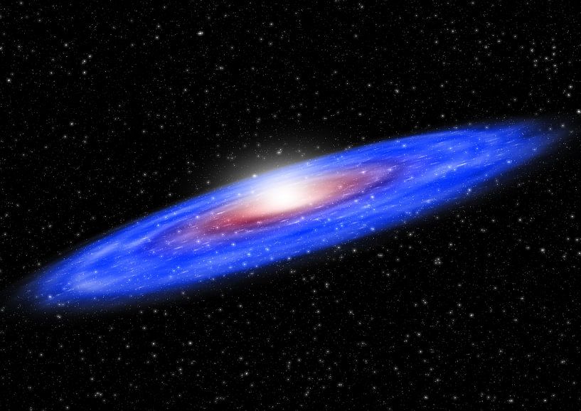 Galaxie dans l&#039;espace par Mike Maes
