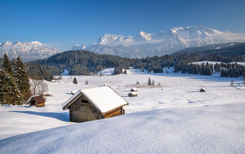 Winteridylle in Opper-Beieren van Achim Thomae