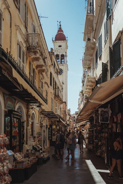 Kastropolis, Corfu Stad | Reisfotografie fine art foto print | Griekenland, Europa van Sanne Dost