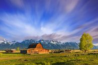 Mormon Row Barn, Grand Teton N.P, Wyoming. par Henk Meijer Photography Aperçu