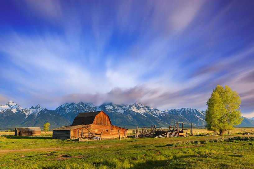 Mormon Row Barn, Grand Teton N.P, Wyoming. par Henk Meijer Photography