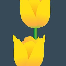 Gele Tulpen van DE BATS designs