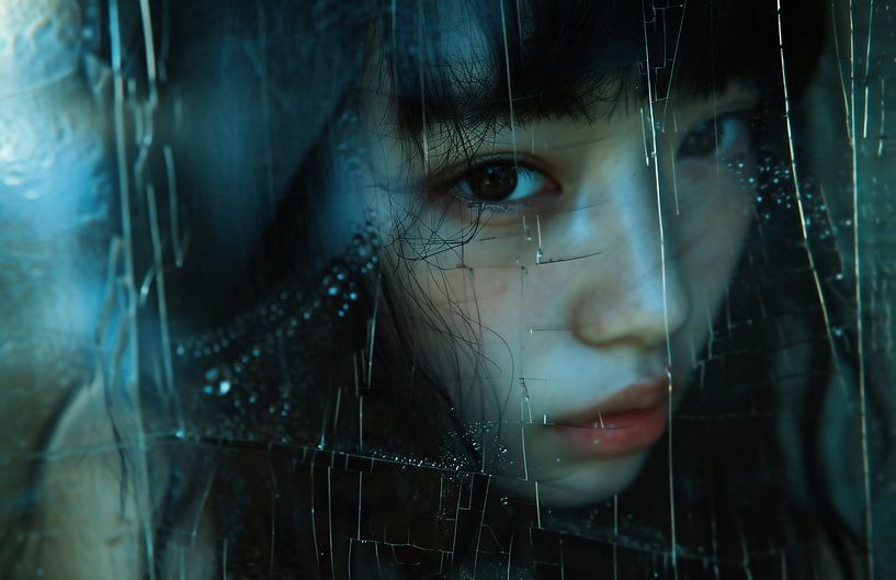 Dunkle Geheimnisse im Portrait von fernlichtsicht