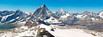 Panorama Matterhorn van Anton de Zeeuw