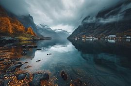 Blick auf den Bergsee