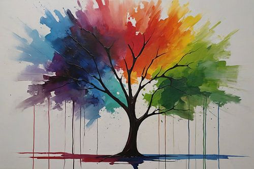 Arbre coloré