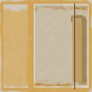 Lijnen en vlakken. Minimalistische moderne abstracte geometrische kunst in pastel. van Dina Dankers thumbnail