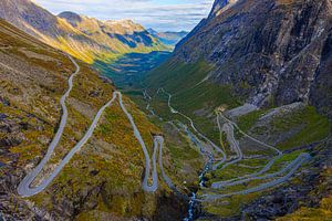 Chaîne de montagnes Trollstigen, Møre og Romsdal, Norvège