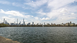 New York | Central Park Reservoir von Bas de Glopper
