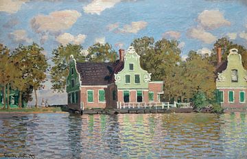 Het Rose huis aan de Achterzaan, Claude Monet