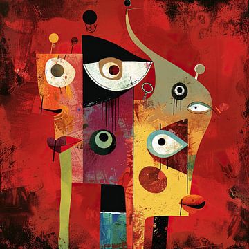 Peinture abstraite de Picasso sur Caprices d'Art