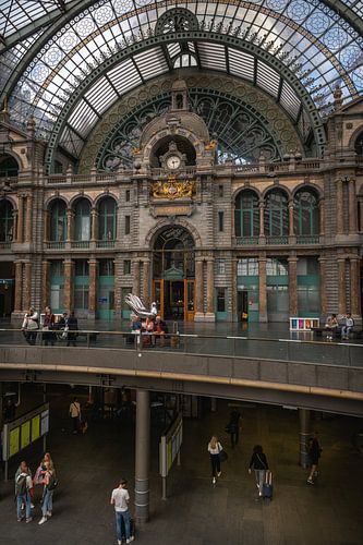 Station Antwerpen-Centraal in Belgie