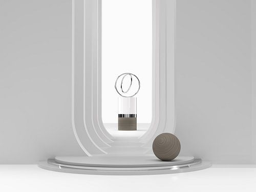 Witte bogen upside down