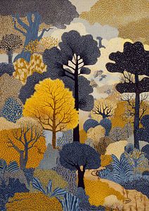 Bäume Gelb | Bright Forest
