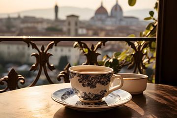 Koffie in Florence van Skyfall