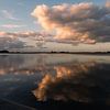 Clouds above the lake van Trudy van der Werf