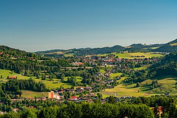 Oberstaufen von Steibis aus von Leo Schindzielorz