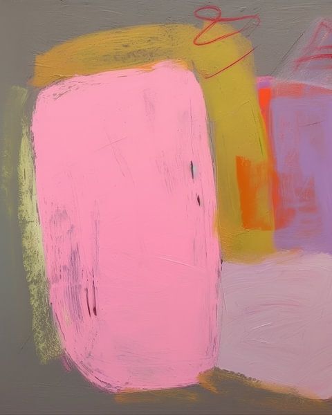 Colourful modern abstract by Studio Allee