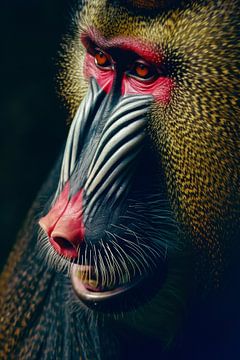 Mandril van Poster Art Shop