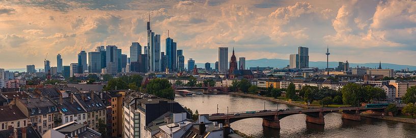 Panorama photo Frankfurt am Main by Henk Meijer Photography